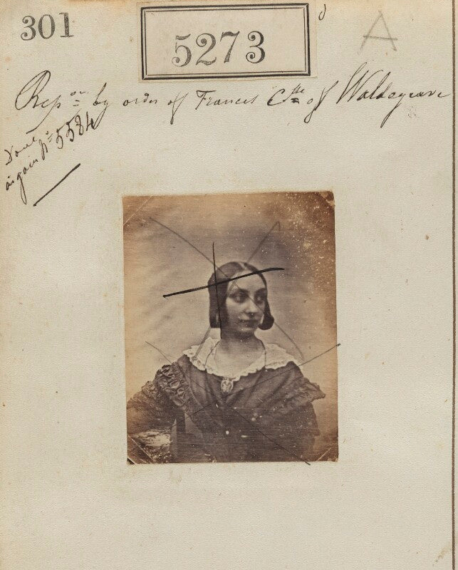 'reproduction by order of frances elizabeth anne (née braham), countess waldegrave' npg ax53310