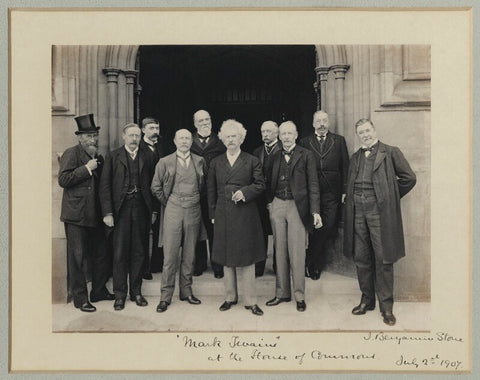 Mark Twain at the House of Commons NPG x89003