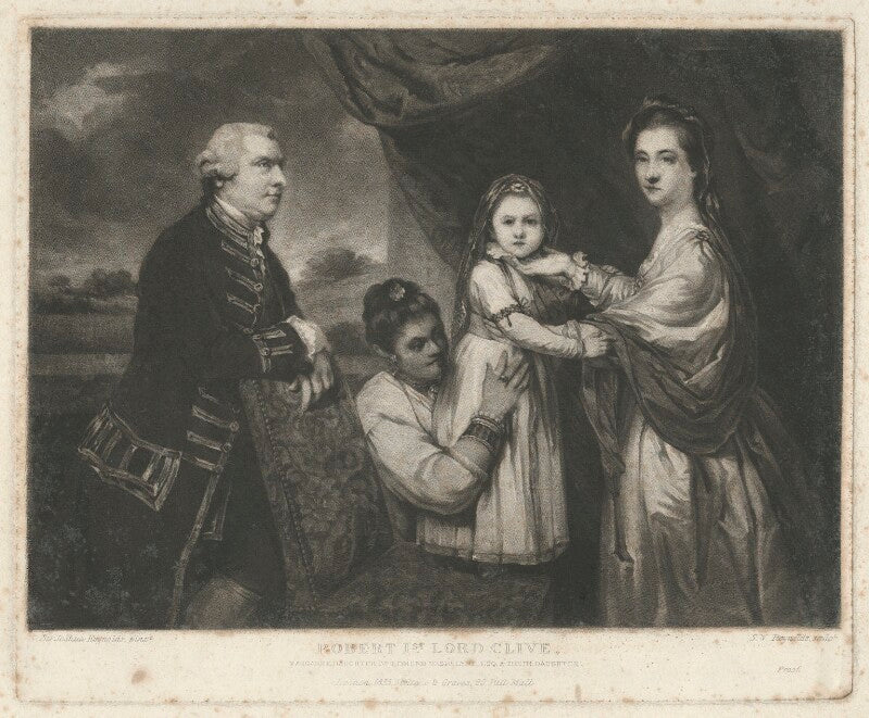 George clive with his family (louisa keppel (née clive); sidney clive (née bolton) and an unknown woman) npg d33531