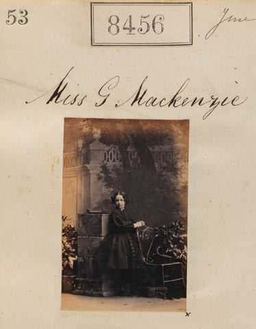 Aimée Gertrude (née Mackenzie), Lady Clayton ('Miss G. Mackenzie') NPG Ax58278