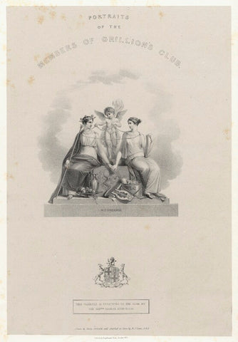 'Portraits of the members of the Grillion's Club' NPG D22514