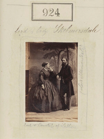 Alice (née Villiers), Countess of Lathom; Edward Bootle-Wilbraham, 1st Earl of Lathom NPG Ax50500