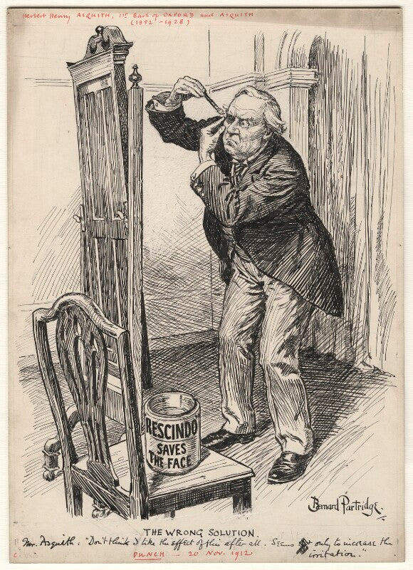 The wrong solution (herbert henry asquith, 1st earl of oxford and asquith) npg d9889