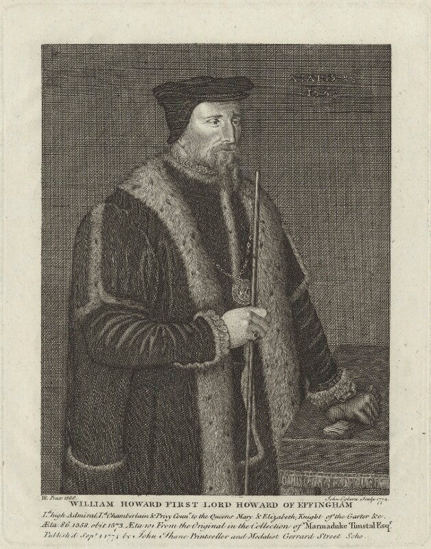 William howard, 1st baron howard of effingham npg d25131