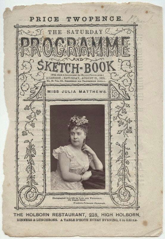 Julia mathews (matthews) npg x132949