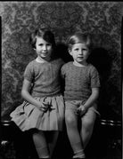 Hon. Philippa Selina Mather (née Bewicke-Copley); David Godfrey Bewicke-Copley, 6th Baron Cromwell NPG x150954