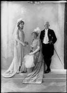 Sarah Helen (née Kendall), Lady Graham-Little; Sir Ernest Gordon Graham Graham-Little; possibly Helen Viola Graham-Little NPG x26606