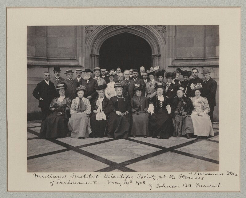 'midland institute scientific society at the houses of parliament' npg x135552