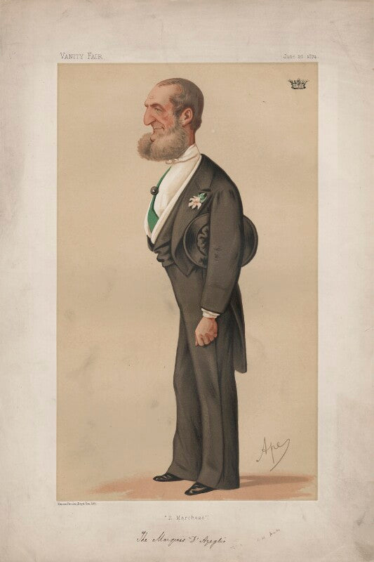 Victor emmanuel taparelli, marchesi d'azeglio (men of the day. no. 84.') npg d43645