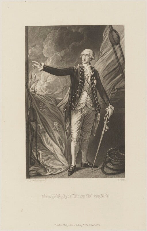 George bridges rodney, 1st baron rodney npg d14244