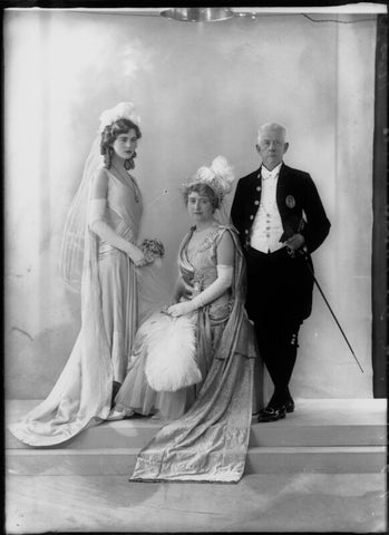 Sarah Helen (née Kendall), Lady Graham-Little; Sir Ernest Gordon Graham Graham-Little; possibly Helen Viola Graham-Little NPG x26606