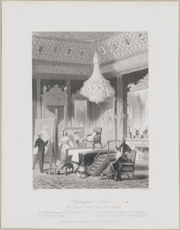 'the princess royal sitting for a portrait' npg d33805