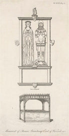 'Monument of Thomas Beauchamp Earl of Warwick 1401' NPG D37862