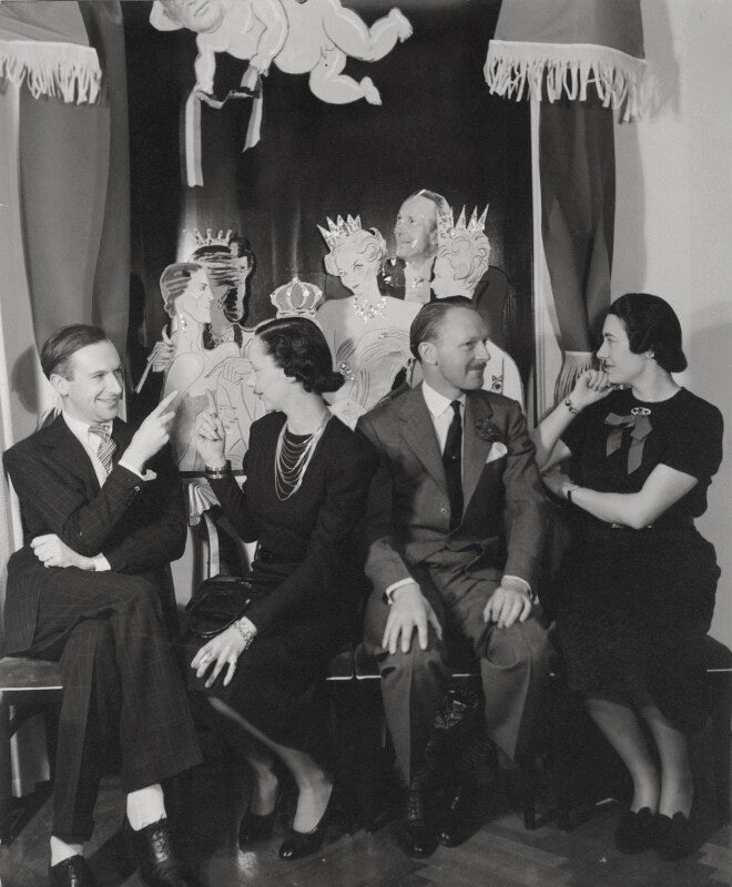 Cecil beaton and three others npg x40684