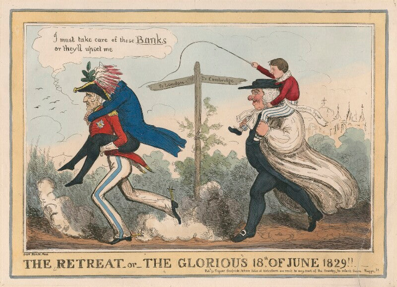 The retreat, or, the glorious 18th of june 1829! npg d48775