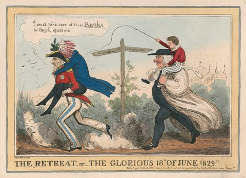 The Retreat, or, the Glorious 18th of June 1829! NPG D48775