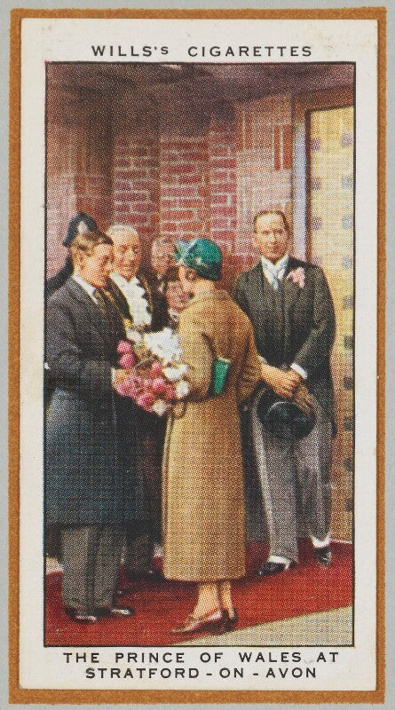 'the prince of wales at stratford on avon' npg d47251