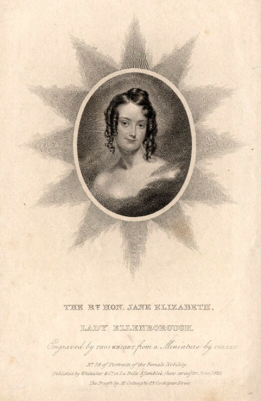 Jane elizabeth, countess of ellenborough npg d6861