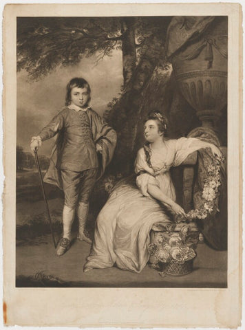 George Capell-Coningsby, 5th Earl of Essex; Elizabeth Monson (née Capel), Lady Monson NPG D36573