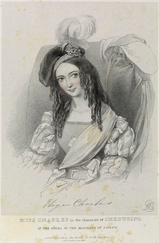 Eliza charles as cherubino in 'the marriage of figaro' npg d22104
