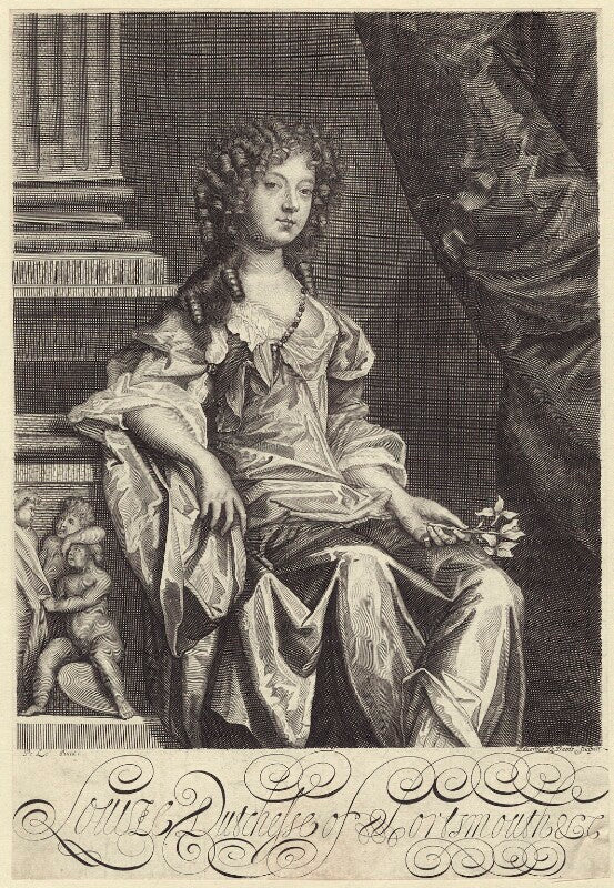 Louise de Kéroualle, Duchess of Portsmouth NPG D30506