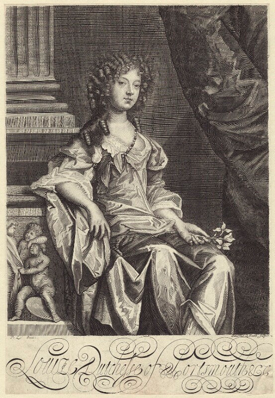 Louise de kéroualle, duchess of portsmouth npg d30506