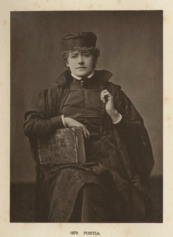 Ellen Terry as Portia in 'The Merchant of Venice' NPG Ax131302