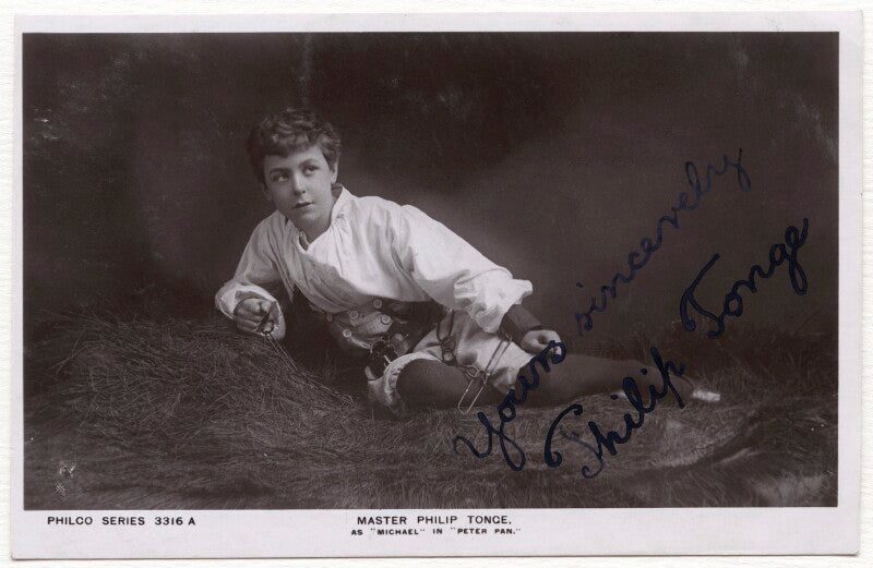 Philip tonge as michael in 'peter pan' npg x26913