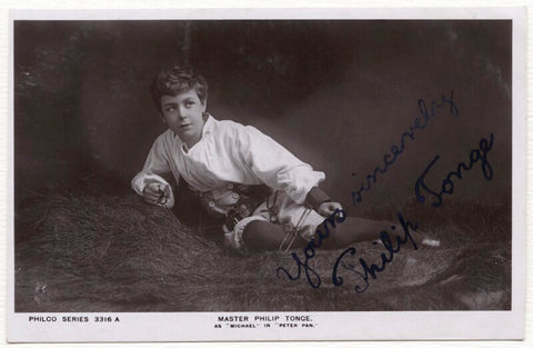 Philip Tonge as Michael in 'Peter Pan' NPG x26913