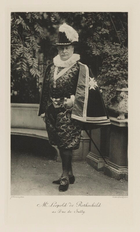 Leopold de rothschild as duc de sully npg ax41120