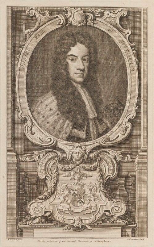 Daniel finch, 2nd earl of nottingham and 7th earl of winchilsea npg d14823