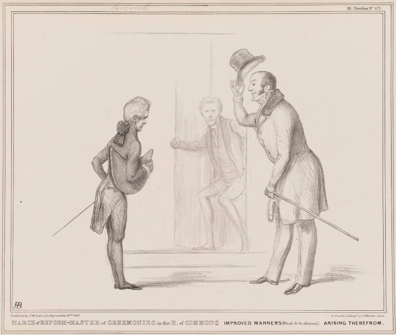 March of reform   master of ceremonies in the house of commons npg d41405