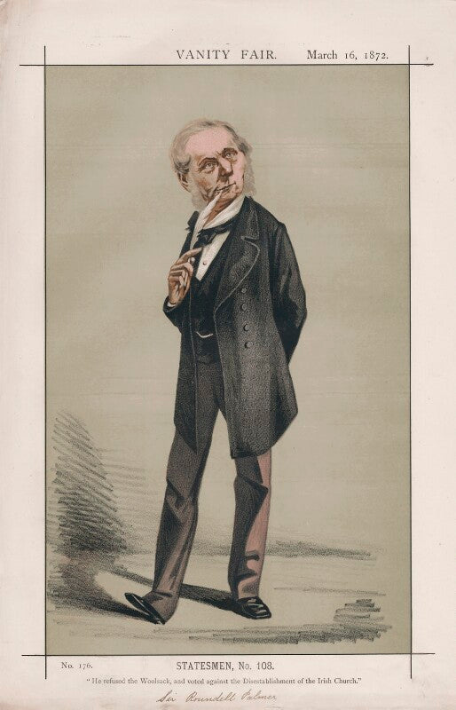 Roundell palmer, 1st earl of selborne ('statesmen, no. 108.') npg d43527