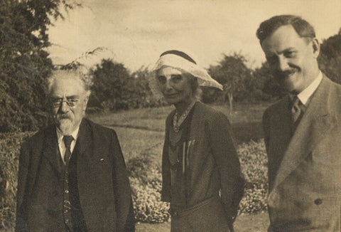 Sidney James Webb, Baron Passfield; Beatrice Webb and an unknown man NPG P1292(77)