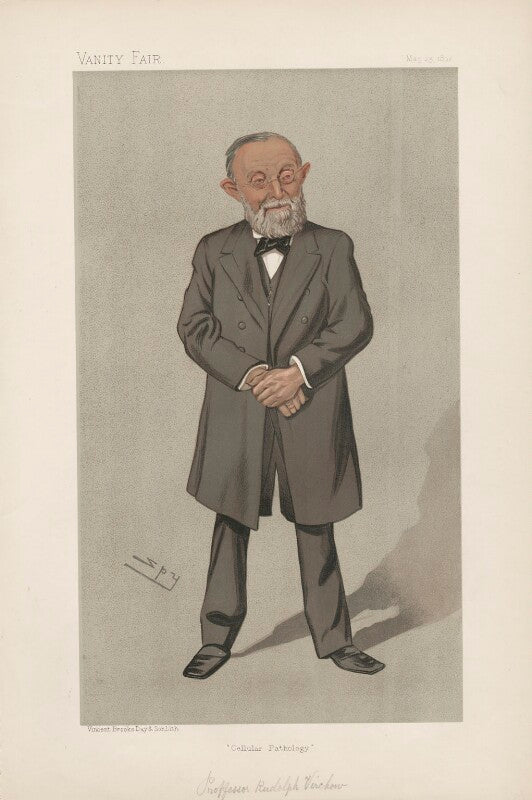 Rudolf ludwig karl virchow ('men of the day. no. 565.') npg d44648