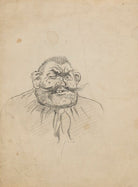 Comic sketch (Unknown sitter) NPG D43170