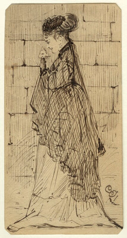 Figure study of an unknown woman NPG D23213