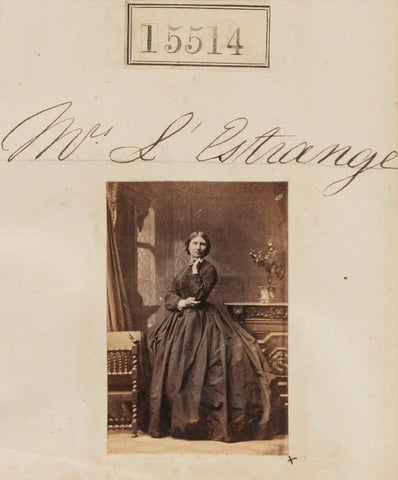 Mrs L. Estrange? NPG Ax63446