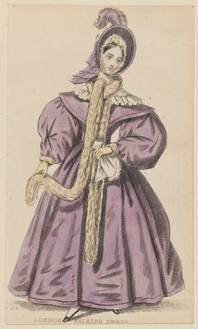 'London Walking Dress', February 1836 NPG D47681