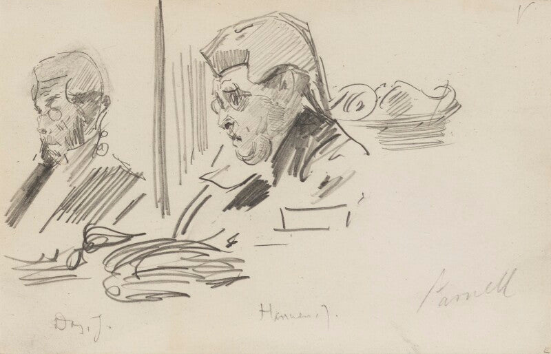 Sir john charles frederick sigismund day; james hannen, baron hannen npg 2296