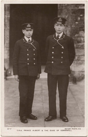 'T.R.H. Prince Albert & the Duke of Cornwall' (King George VI; Prince Edward, Duke of Windsor (King Edward VIII)) NPG x196856