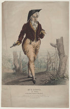 John Reeve as Acres in 'The Rivals' NPG D42700