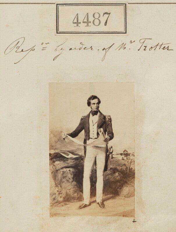 Unknown man ('reproduction by order of mrs trotter') npg ax54500