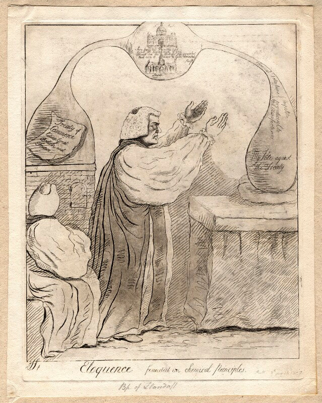 'eloquence founded on chemical principles' (richard watson; sir george pretyman tomline) npg d9973