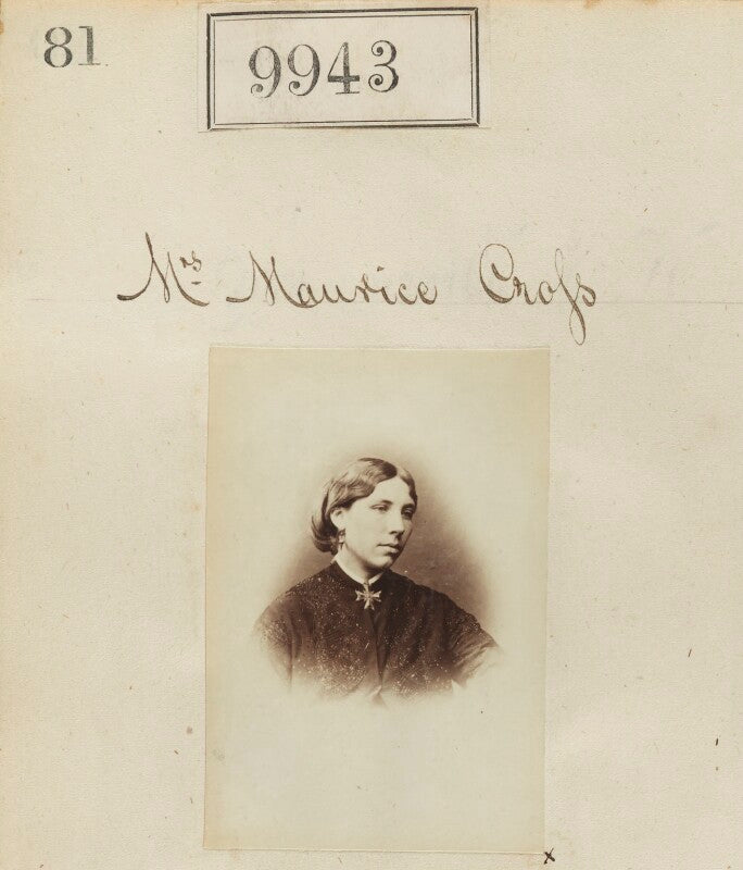 Mrs maurice cross npg ax59661
