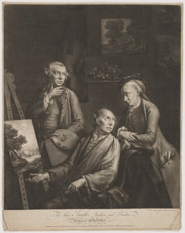 'The Three Smiths; Brothers, and Painters' NPG D41736