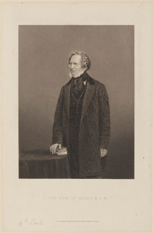 Edward stanley, 14th earl of derby npg d14942