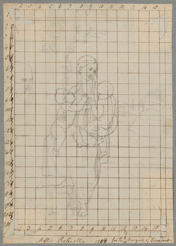 Madonna with two children npg d17399