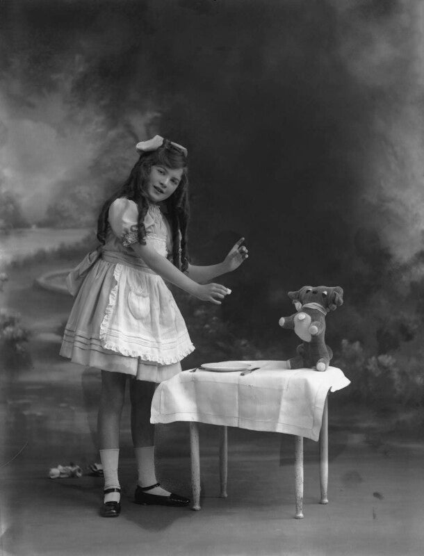 Estelle dudley as alice in 'alice in wonderland' npg x34656