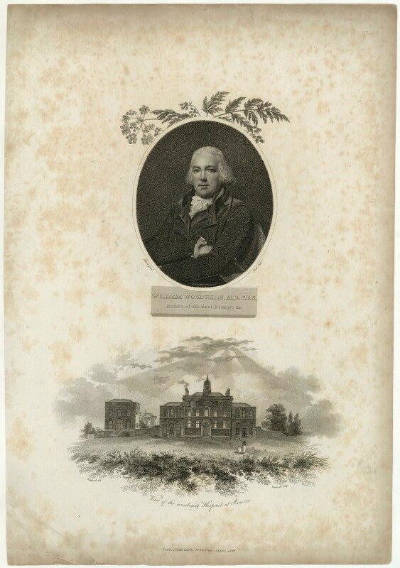 William woodville with 'view of the inoculating hospital at pancras' npg d36288